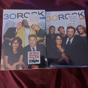BRAND NEW SEALED 30 Rock seasons 3 and 4 DVD BOX Sets